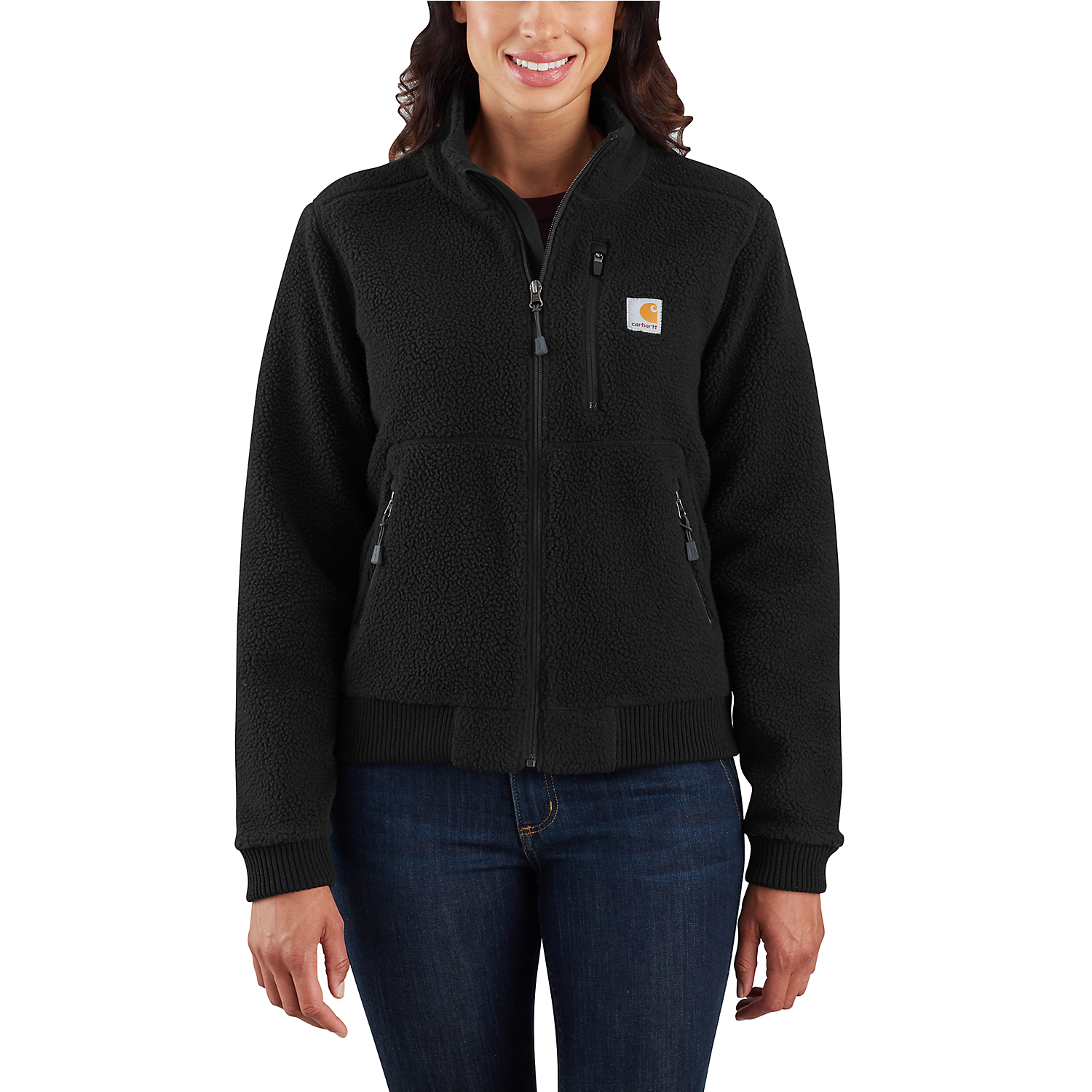 Carhartt Women s Fleece Jacket 103913 BLK Livestock Show Equipment