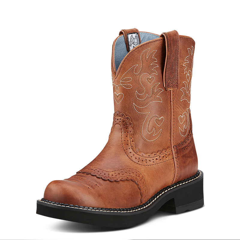 Fatbaby saddle western boot - Russet rebel 10000860