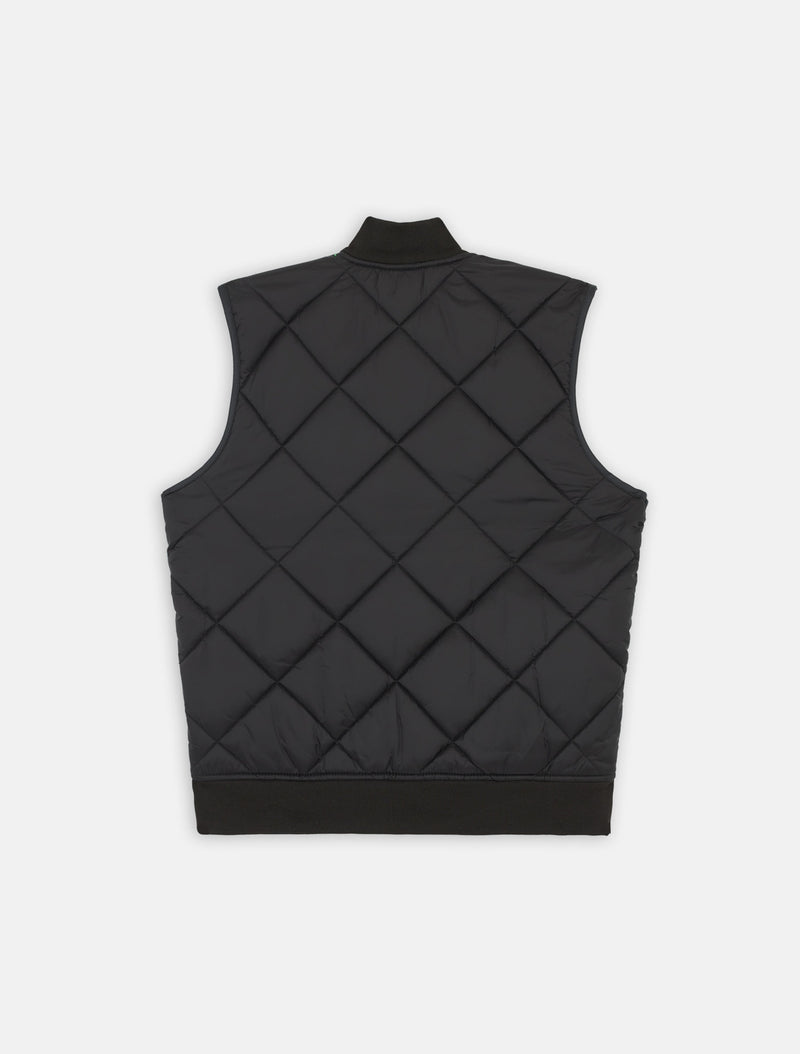 Dickies Diamond Quilted Vest - Black