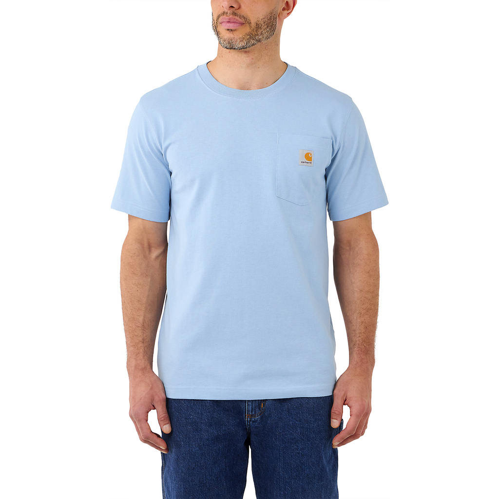 Carhartt light blue sales t shirt