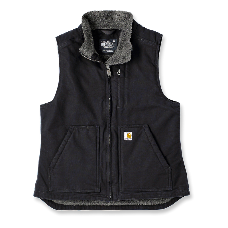 Carhartt Women's Mock Neck Vest - 104224 BLK