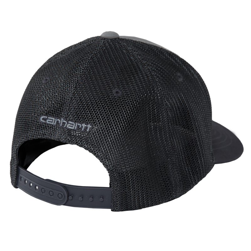 Carhartt Twill Mesh-Back Logo Patch Cap - Black 105612