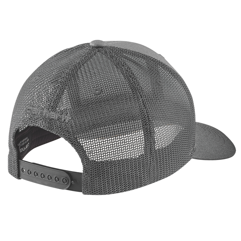 Carhartt Twill Mesh-Back Logo Patch Cap - 105216 Grey