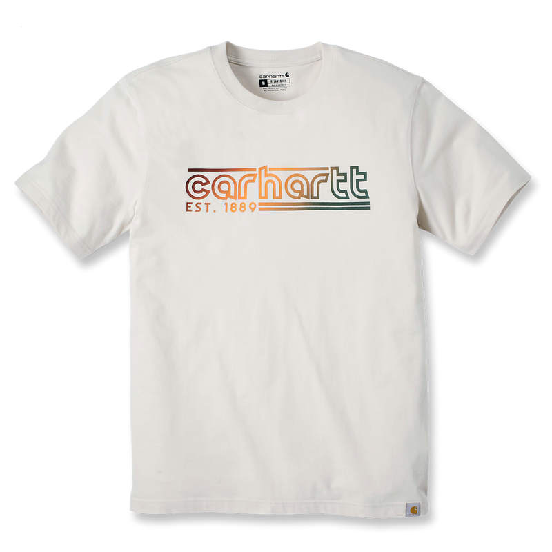 Carhartt Relaxed Fit S/S Logo Graphic T-shirt - 106538 - A16 Oat Milk