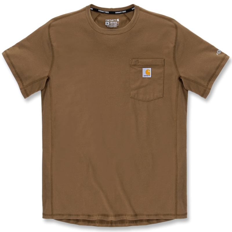 Carhartt Force™ Pocket T-Shirt - 106652 BRN