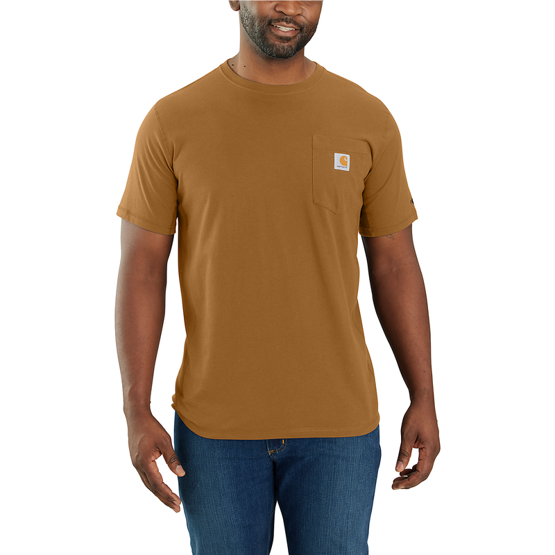 Carhartt Force™ Pocket T-Shirt - 106652 BRN