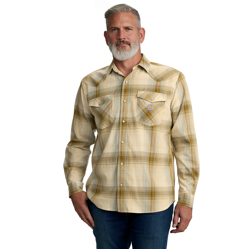 Carhartt Montana Snap-Front Plaid Shirt - 106756 A35