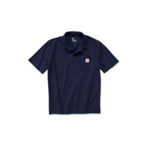 Carhartt Work Pocket Polo Men Navy K570 Livestock Show Equipment