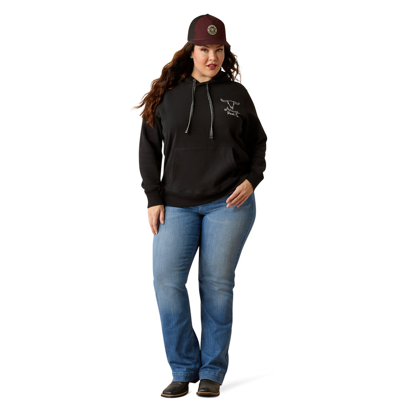 Ariat Women's Stitch Hoodie - Black 10051999