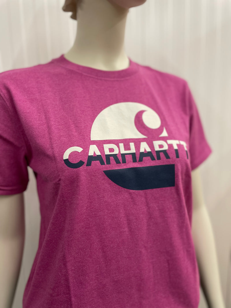 Carhartt Loose Fit Korte Mouwen Graphic T-shirt - Magenta Agate 105738